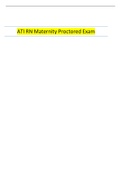 ATI RN Maternity Proctored Exam
