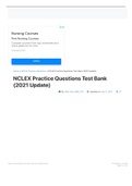 NCLEX Practice Questions Test Bank (2022 Update)