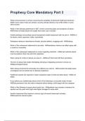 Prophecy Core Mandatory Part 3 Questions With All Correct Answers 2024&sol;2025