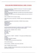 NUR 2356 MULTIDIMENSIONAL CARE 1 EXAM 1