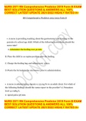 BB ATI PROCTORED COMPREHENSIVE 180 QUESTIONS & ANSWERS 100&percnt; CORRECT LATEST 2021&sol;2022 REVIEW GUARANTEED SUCCESS RATED  A&plus;