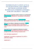 NUR 8022 EXAM 3 LATEST ACTUAL EXAM QUESTIONS AND CORRECT DETAILED ANSWERS WITH RATIONALES &lpar;VERIFIED ANSWERS&rpar; &vert; ALREADY GRADED A&plus; 2024-2025