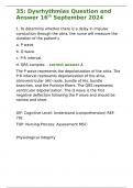 35&colon; Dysrhythmias Question and Answer 16th September 2024