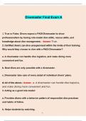 Divemaster Final Exam A Questions and Answers with complete solution&lpar;Latest guide&rpar;