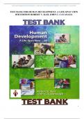 TEST BANK FOR HUMAN DEVELOPMENT&colon; A LIFE-SPAN VIEW 8TH EDITION ROBERT V&period; KAIL JOHN C&period; CAVANAUG