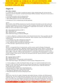 NUR 255 MEDICAL SURGICAL EXAM UESTIONS AND ANSWERS 100&percnt; CORRECTLY&sol;VERIFIED RATED A&plus; LATEST UPDATE 2022