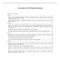 Summary of all compulsory articles for Innovation & Entrepreneurship EBM621A05