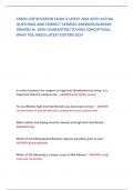 CBSPD CERTIFICATION EXAM 3 LATEST 2024 WITH ACTUAL  QUESTIONS AND CORRECT VERIFIED ANSWERS&sol;ALREADY  GRADED A&plus; 100&percnt; GUARANTEED TO PASS CONCEPTS&lpar;ALL  WHAT YOU NEED&rpar; LATEST EDITION 2024