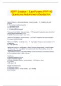   ADPP Session 1 Law&sol;Powers PPP145 Questions And Answers Graded A&plus;&period;