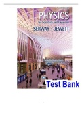 TEST BANK FOR PHYSICS FOR SCIENTISTS AND ENGINEERS 9TH EDITION SERWAY