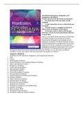 TEST BANK FOR PRIORITIZATION, DELEGATION AND ASSIGNMENT 4TH EDITION LA CHARITY(Practice Exercises for NCLEX Examination 