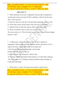 MDA 224 HESI EXIT V3 EXAM QUESTIONS AND ANSWERS 100&percnt;CORRECTLY&sol;VERIFIED GUARANTEED SUCCESS LATEST UPDATE 2022