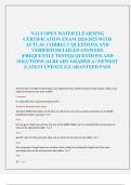 NAUI OPEN WATER ELEARNING CERTIFICATION EXAM 2024-2025 WITH  ACTUAL CORRECT QUESTIONS AND  VERIFIED DETAILED ANSWERS  &vert;FREQUENTLY TESTED QUESTIONS AND  SOLUTIONS &vert;ALREADY GRADED A&plus;&vert;NEWEST  &vert;LATEST UPDATE &vert;GUARANTEED PASS
