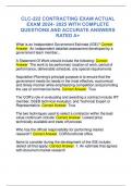 CLC-222 CONTRACTING EXAM ACTUAL  EXAM 2024- 2025 WITH COMPLETE  QUESTIONS AND ACCURATE ANSWERS  RATED A&plus;