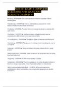 NUR 661 EXAM 2 COMPLETE  QUESTIONS AND SOLUTIONS   ALREADY GRADED A&plus; 