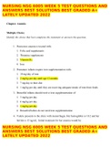 NURSING NSG 6005 WEEK 5 TEST QUESTIONS AND ANSWERS BEST SOLUTIONS BEST GRADED A&plus; LATELY UPDATED 2022  