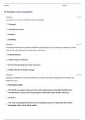 NR-503 Epidemiology &vert; 78  Multiple-choice questions with accurate responses