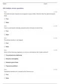  AAMI MICROBIOLOGY FOR EMBALMERS FINAL QUESTIONS AND ANSWERS