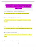 DAANCE Practice Test Questions and Answers &vert; Latest Update &vert; 2024&sol;2025 &vert;  100&percnt; Pass