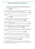  HESI Foundations Final Exam