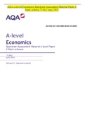 AQA-A-level Economics Specimen Assessment Material Paper 2 Mark scheme 7136/2 June 2015
