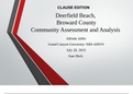 Deerfield Beach&comma; Broward County Community Assessment and Analysis&period;