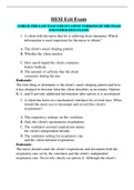HESI Exit Exam &lpar;LATEST VERSIONS OF THE EXAM AND OTHER HESI EXAMS&rpar; 2021&period;