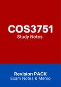 COS3751 - Notes (Summary)