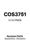 COS3751 (Notes, ExamPACK, QuestionPACK, Tut201 Letters)
