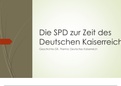 Präsentation - Bismarck und die SPD (Deutsches Kaiserreich)