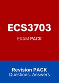 ECS3703 - EXAM PACK (2022)