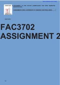 FAC3702 ASSIGNMENT 2