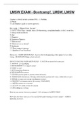 LMSW EXAM - Bootcamp&excl;&comma; LMSW&comma; LMSW A&plus; guide 2022
