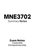 MNE3702 - Summarised NOtes