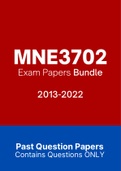 MNE3702 - Exam Questions PACK (2013-2022)