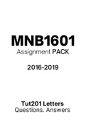 MNB1601 - Combined Tut201 Letters (2016-2019)