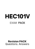 HEC101V - EXAM PACK (2022)
