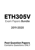 ETH305V - Exam Questions PACK (2011-2020)