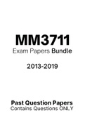 MNM3711 - Exam Questions PACK (2013-2019) 