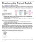 biologie samenvatting hoofdstuk 4 evolutie