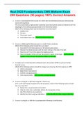Real 2022 Fundamentals CMS Midterm Exam 200 Questions (55 pages) 100% Correct Answers