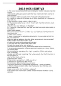 2019 HESI EXIT V2 QUESTIONS AND ANSWERS