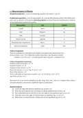 IB HL Physics Full Syllabus Summary Notes