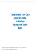 Child Health Care Case