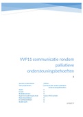 vvpk11 communicatie rondom palliatieve ondersteuningsbehoefte