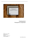 Moduleopdracht Management & organisatie, Schoevers, Officemanager, cijfer 8.