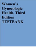 Women&rsquo;s Gynecologic Health&comma; Third Edition TESTBANK