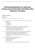 Pharmacotherapeutics for Advanced Practice Nurse Prescribers 5th Edition Woo Robinson Test Bank Chapter 33. Contraception
