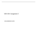 SJD 1501 Assignment 3 1st Semester2022
