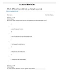 SCIN138 Week 8 Final Exam 2021&sol;2022